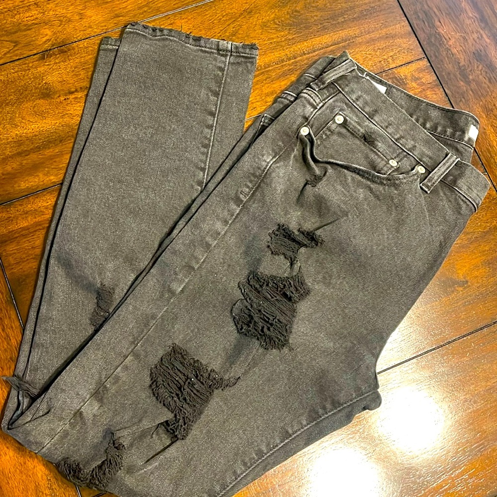 Mens ripped skinny jeans